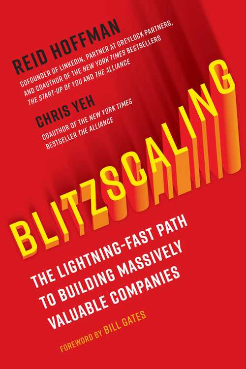 Blitzscaling by Reid Hoffman, Chris Yeh